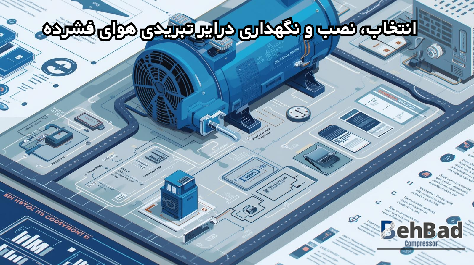  انتخاب، نصب و نگهداری درایر تبریدی هوای فشرده